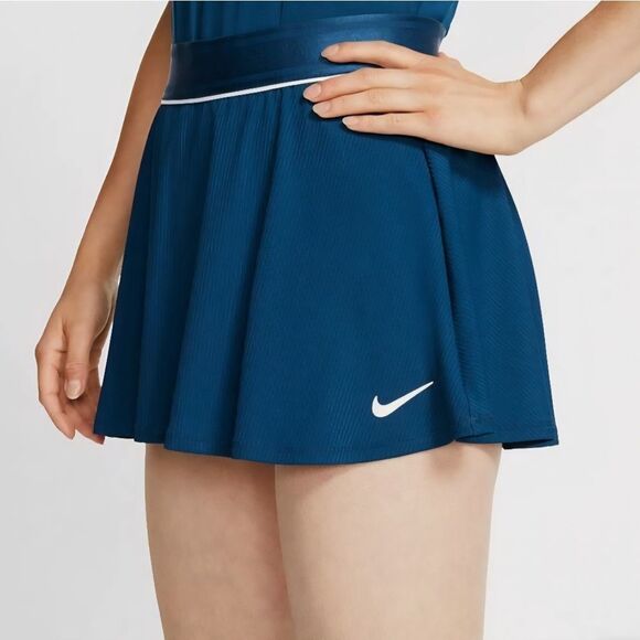 Nike Court Flounce Skirt Teal - Picture 1 of 7